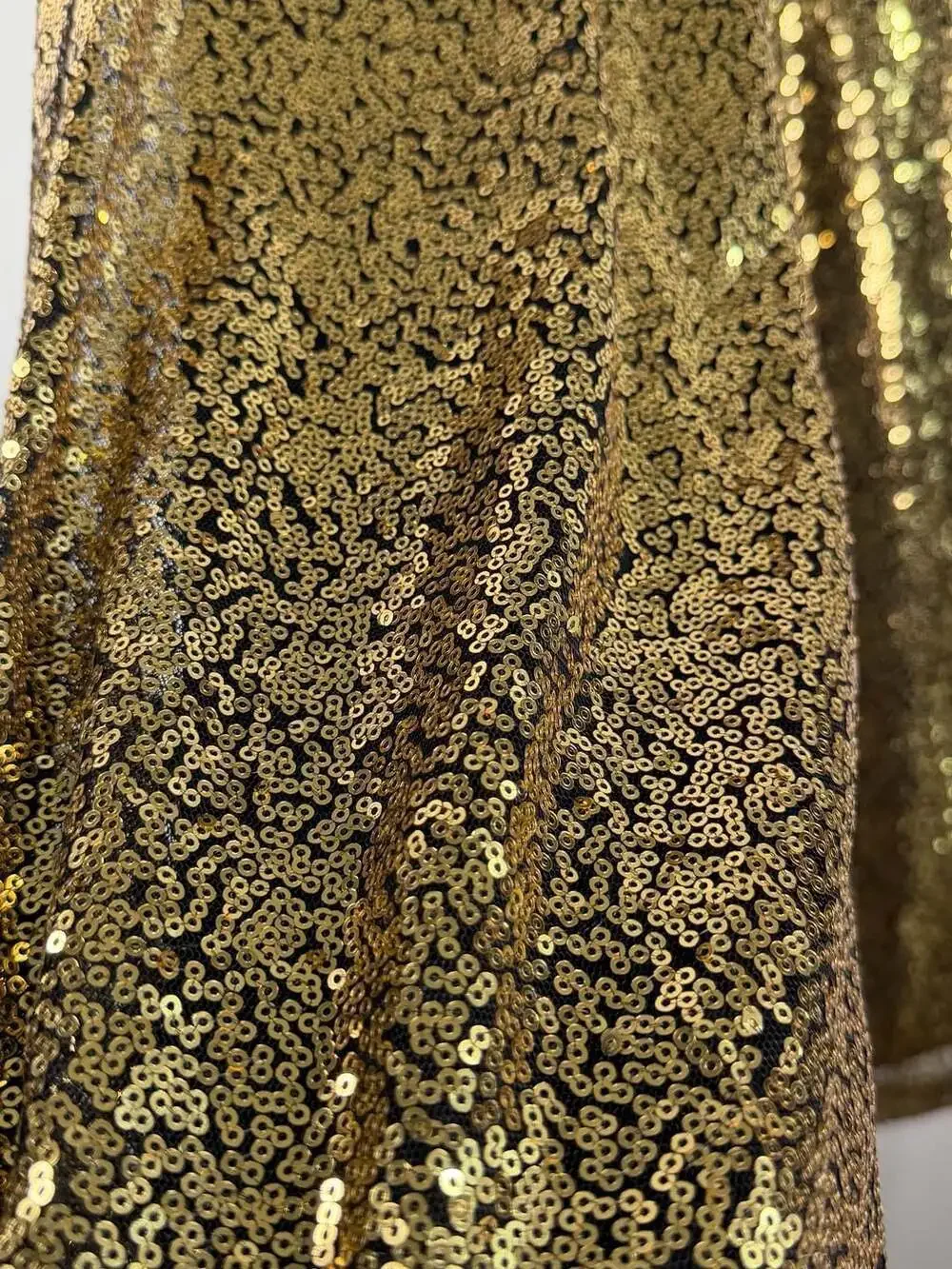 Sundays by WeAreSundays Kyran Gold Sequin Wide Leg Pants Size S